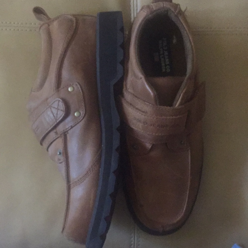 Polo leather boots